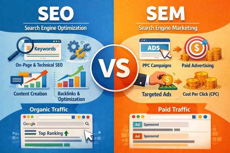 SEO and SEM: How They Work Together to Boost Search Results